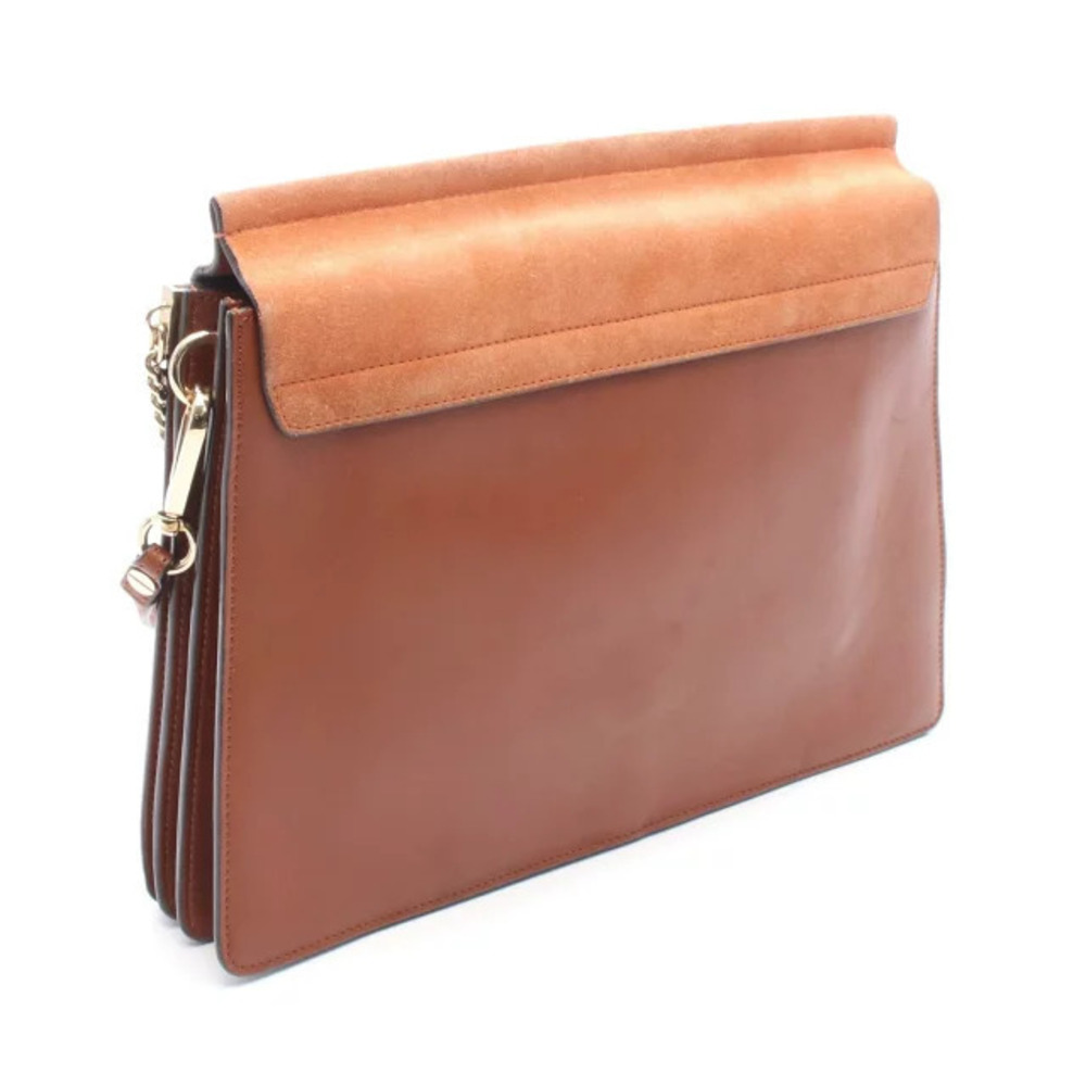 Chloe suede Faye brown bag leather shoulder Brown